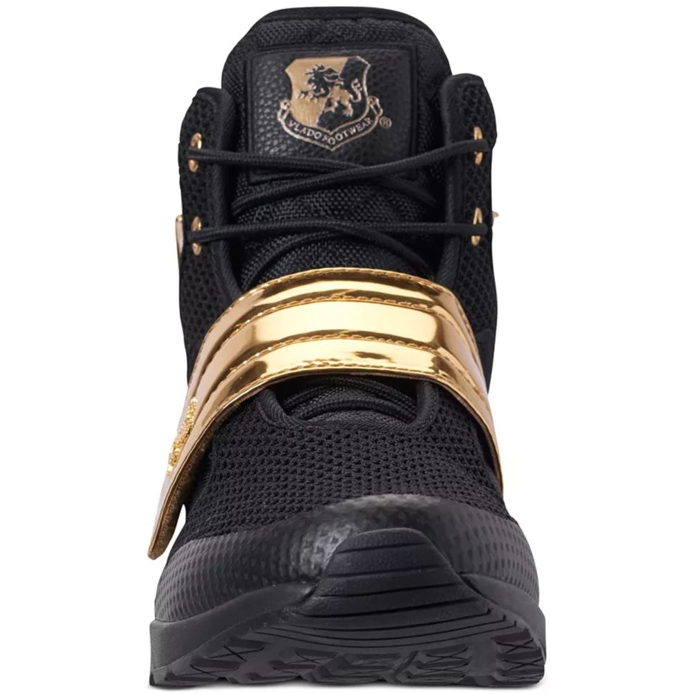 VLADO Men's Atlas 3 High-Top Casual Sneakers Modern Black & Gold SZ 7.5: NWOT